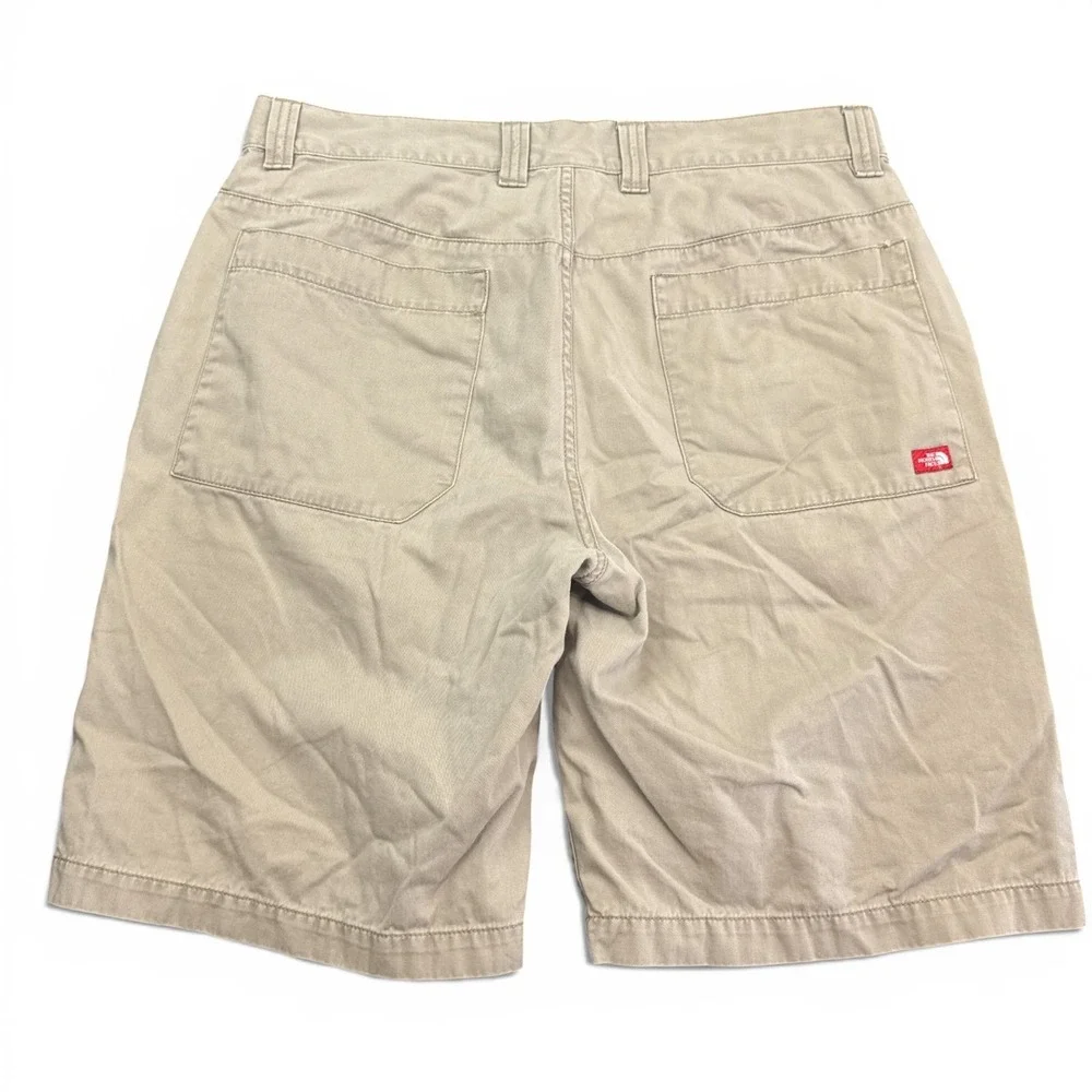 The North Face Chino Shorts Mens Size 36 Long Beige Khaki Outdoors Casual